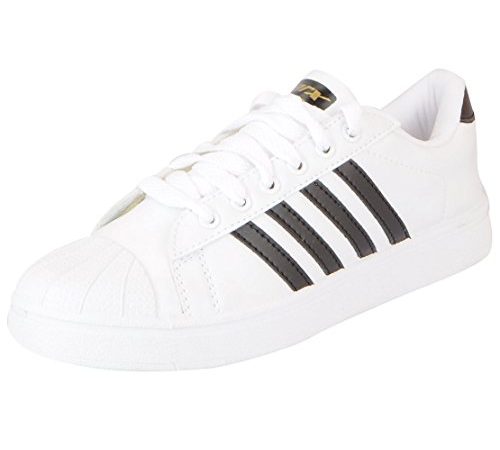 Sparx Men's White/Black Sneakers-10 UK (SD0323G)