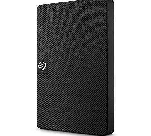 Seagate Expansion 1TB External HDD - 6.35 cm (2.5 Inch) USB 3.0 for Windows and Mac with 3 yr Data Recovery Services, Portable Hard Drive (STKM1000400)