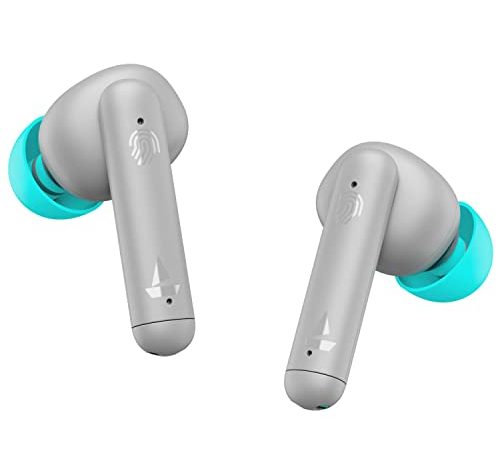 Boat Airdopes 141 Bluetooth Truly Wireless in Ear Earbuds with Upto 42H Playtime, Beast Mode Low Latency Upto 80Ms for Gaming, Enx Tech, ASAP Charge, Iwp, Smooth Touch Controls with Mic (Cyan Cider)