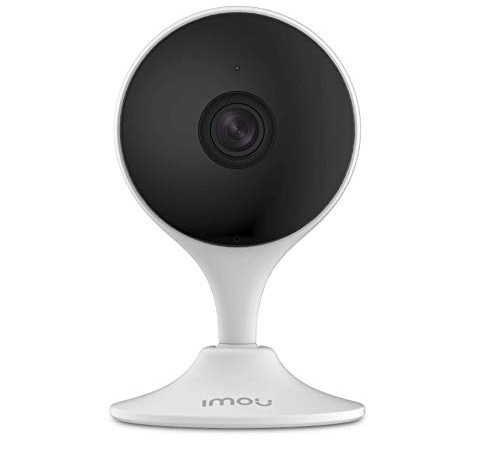 Imou WiFi Security Camera (White), Up to 256GB SD Card Support, 1080P Full HD, Human Detection, 2-Way Audio, Night Vision, Abnormal Sound Alarm, Baby & Pet Monitor, Siren, Alexa Google Assistant