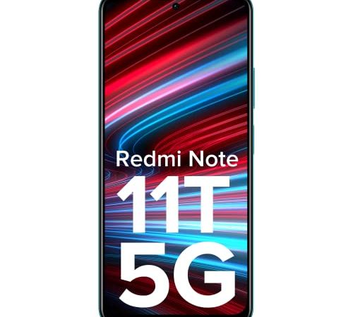Redmi Note 11T 5G (Aquamarine Blue, 6GB RAM, 128GB ROM)| Dimensity 810 5G | 33W Pro Fast Charging | Charger Included | Additional Exchange Offers| Get 2 Months of YouTube Premium Free!