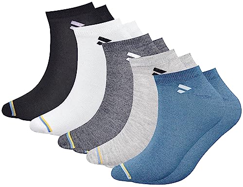 SJEWARE 5 Pairs Solid Ankle Socks for Men & Women, Multicolor, Pack of 5, Free Size